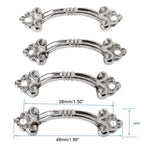 10X Silver Antique Handle Pull Knob for Mini Jewelry Box