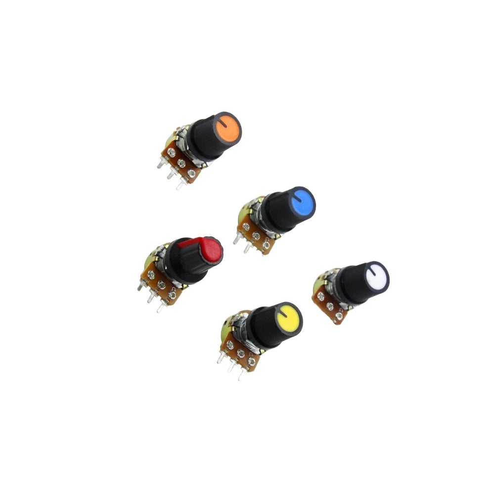 10PCS Linear Rotary Potentiometers for WH148 (B1K, 50K, 500K)