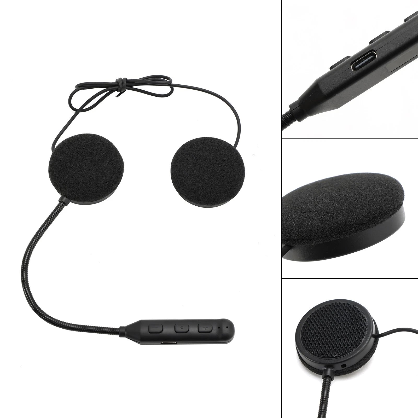 Bluetooth Helmet Speaker Headset for Motorcycle (Universal)