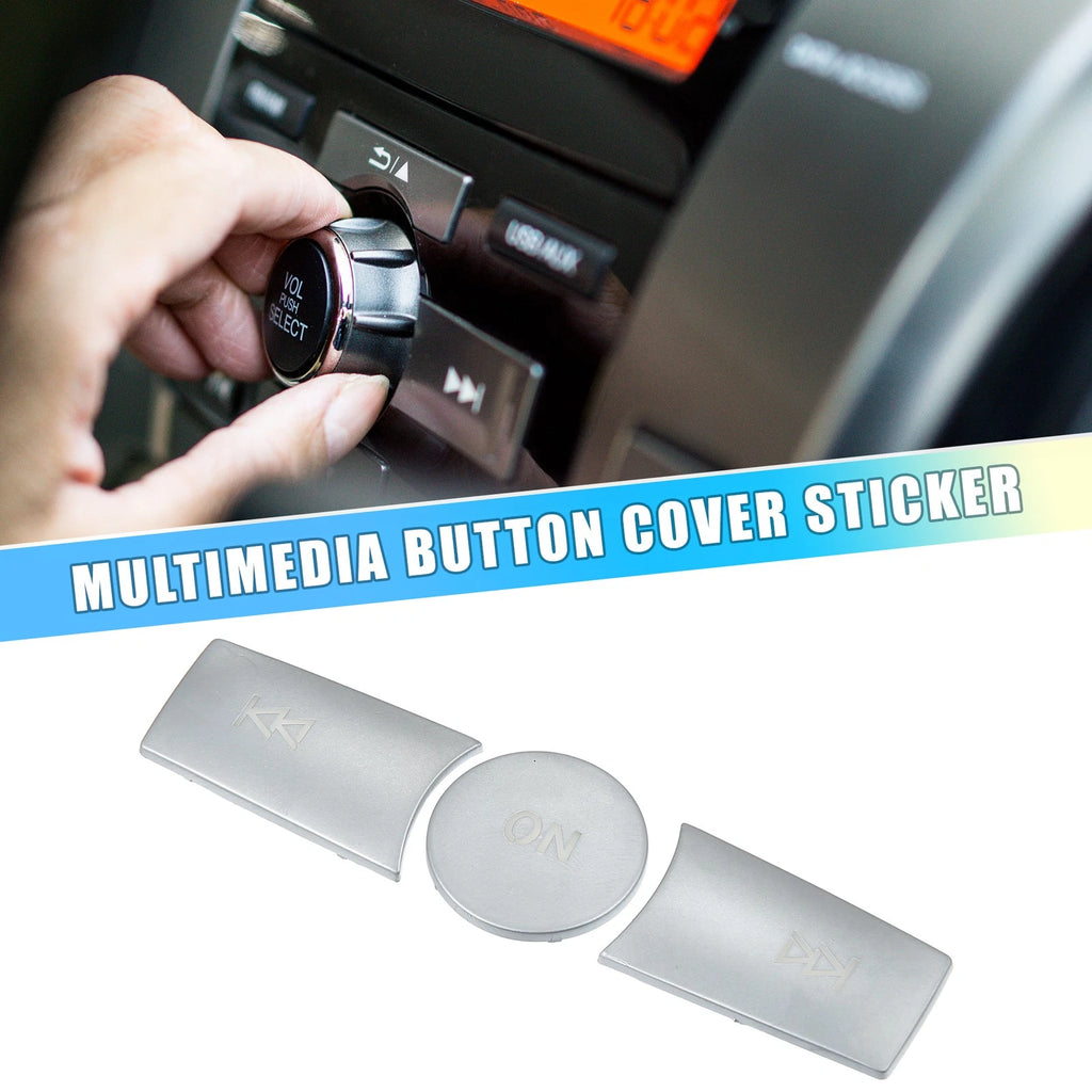 Multimedia Radio Button Cover Sticker for Mercedes-Benz C-Class (2015–2021)