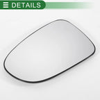 Left Side Convex White Mirror Glass for Ford Galaxy (Non-Heated)