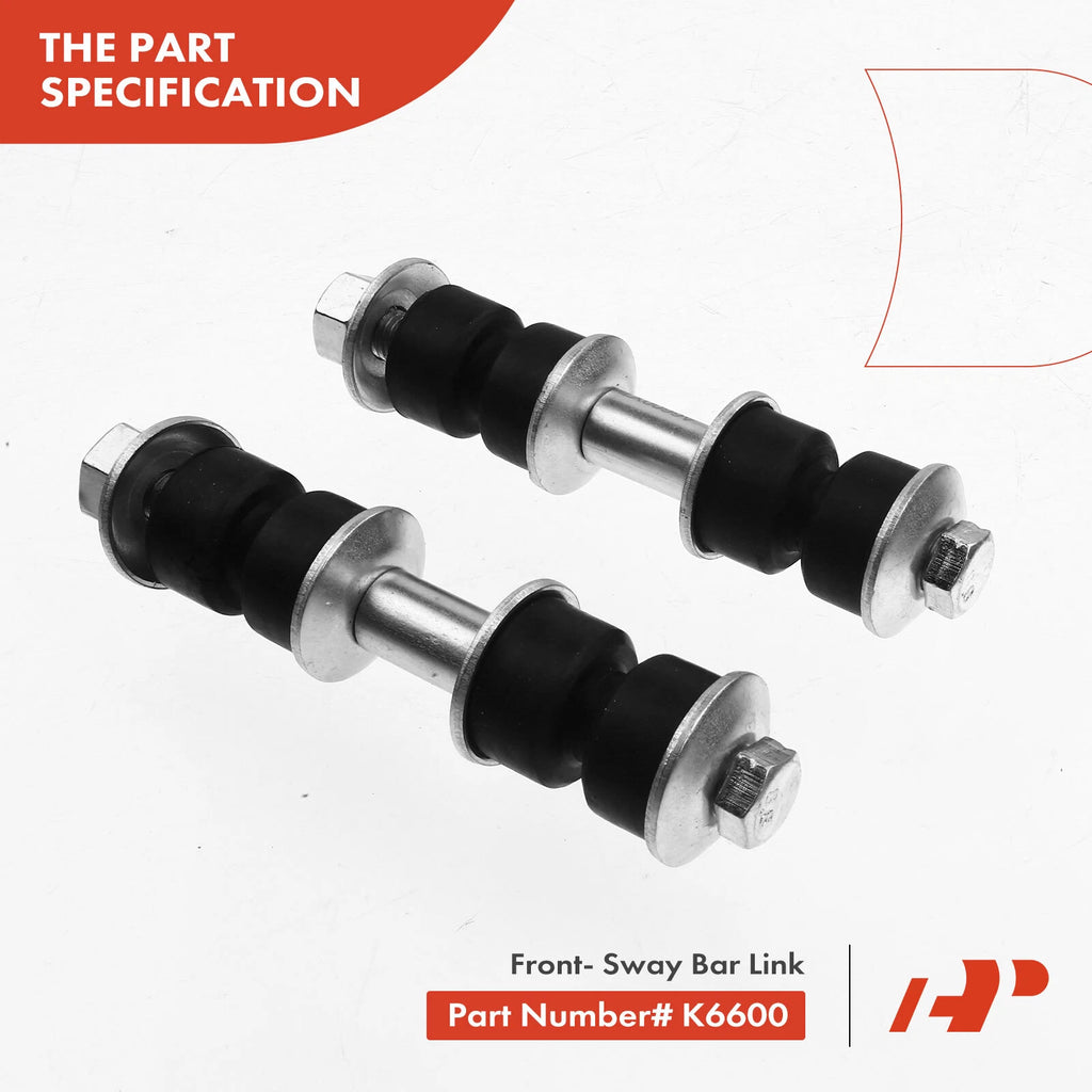10x Front Ball Joint Sway Bar Link Tie Rod End for Chevrolet Cavalier (1995–2005)