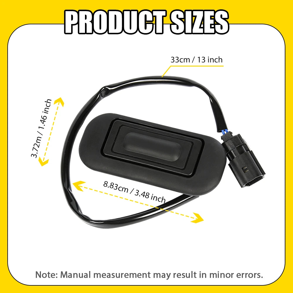 Liftgate Tailgate Trunk Release Switch for Chevrolet Equinox Terrain (2010–2017) 22862011 EV