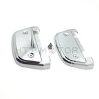 Chrome Passenger Footboard Covers for Harley Dyna (2006–Present) / FL Softail (1986–Present)