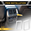 2X Rear A/C Air Outlet Vent Cover Trims for Toyota Tundra (2022–2024)