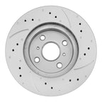 Front Drilled Rotors & Ceramic Brake Pads for Toyota Corolla, Chevy Prizm (1998–2002)