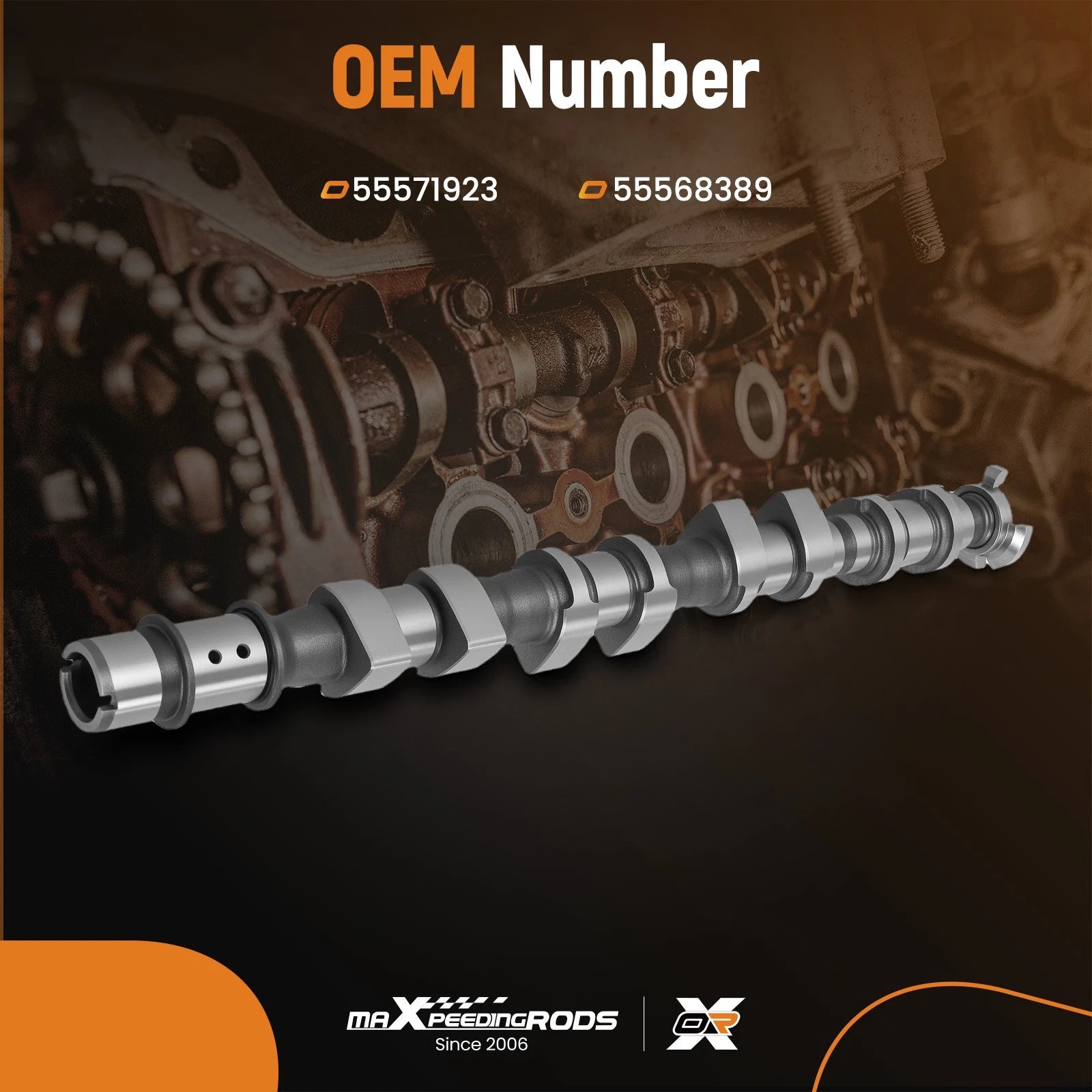 Camshaft Assembly for Chevrolet Sonic 1.8L (2012-2020) Steel