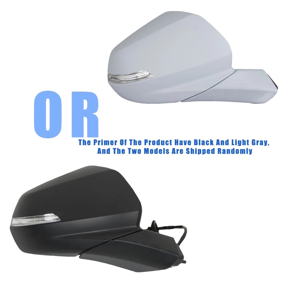 Passenger Side View Mirror for Chevy Blazer (2019-2021) Unpainted