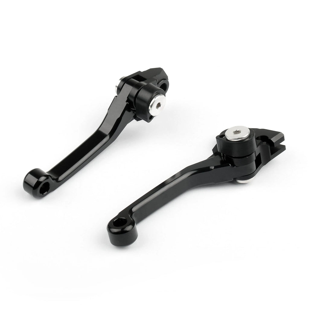 Pair Pivot Brake Clutch Levers for Suzuki RMZ250 RMZ450 (2005–2014) 27-14 Black