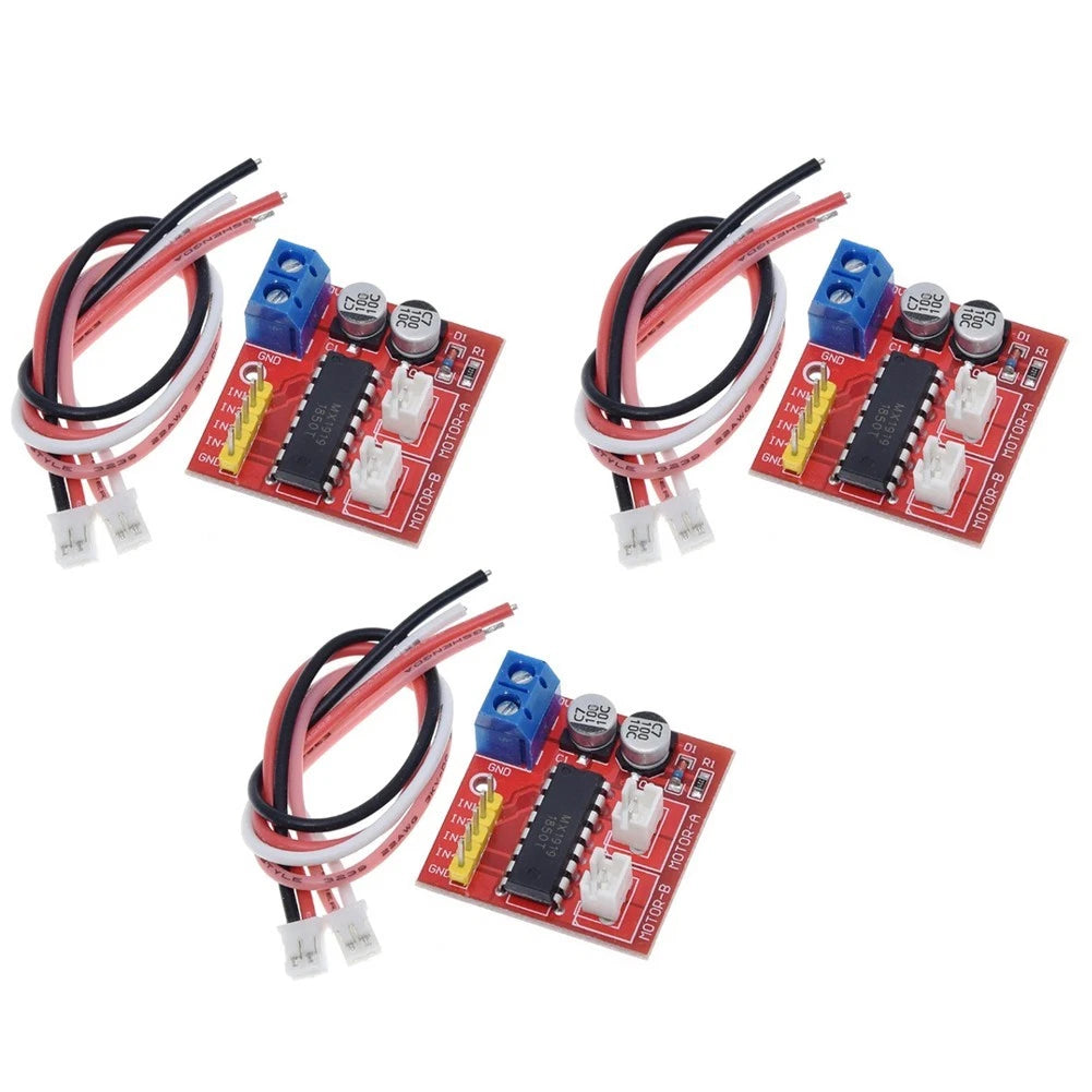 3PCS Motor Driver Dual H-Bridge for Battery Operated Robots