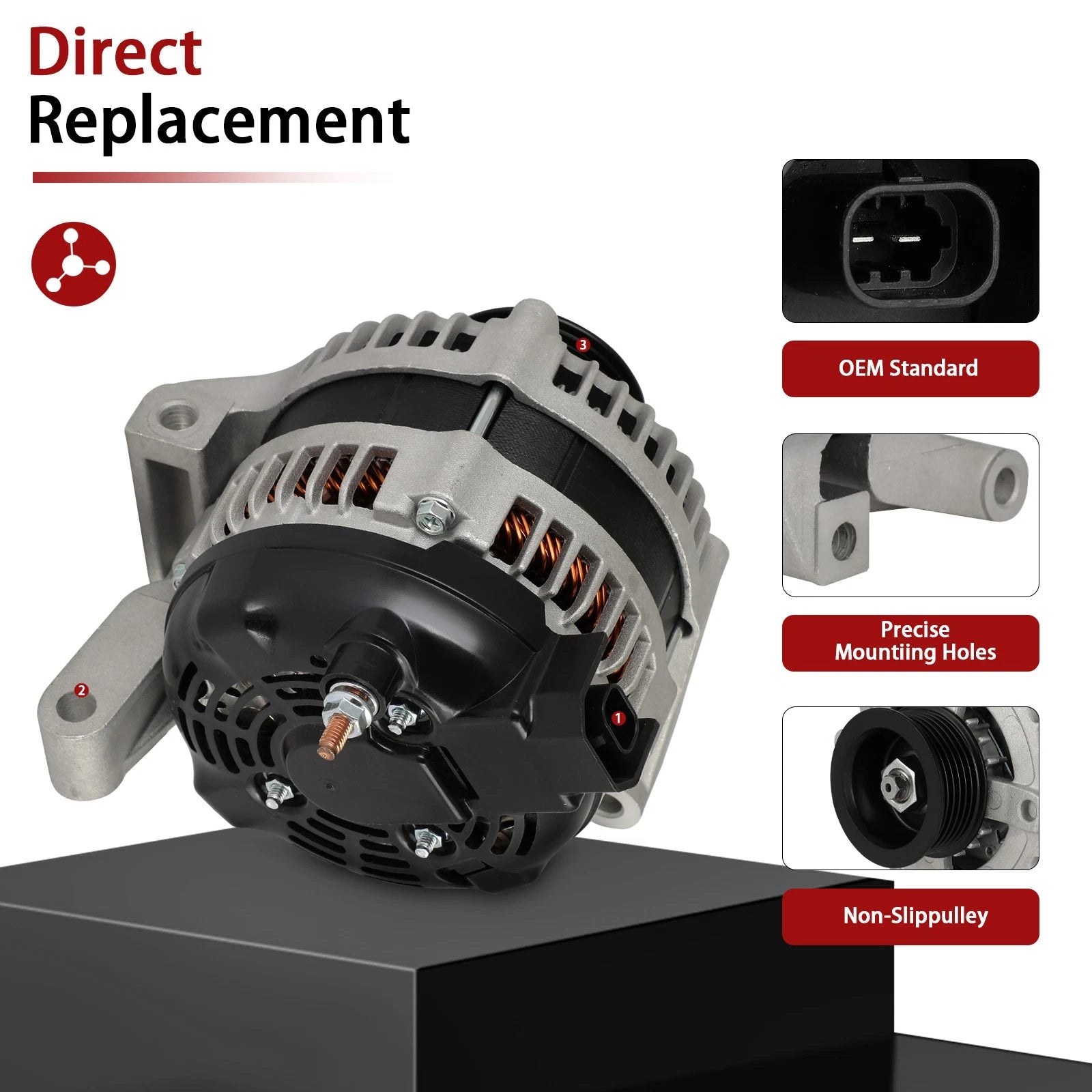 Alternator for Buick Lucerne (2006-2008) 140Amp