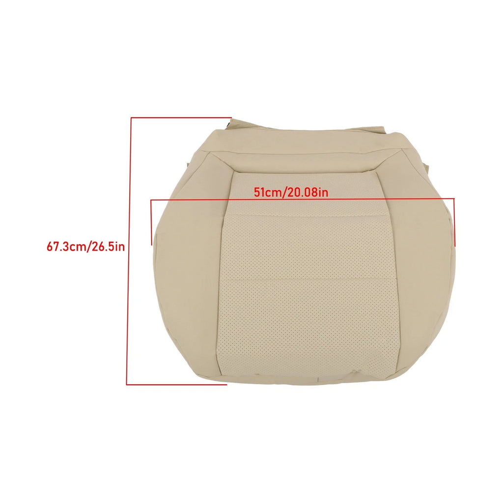 Set of 2 Front Bottom Seat Covers for Mercedes Benz GLK250 350 (2008–2015) Ivory