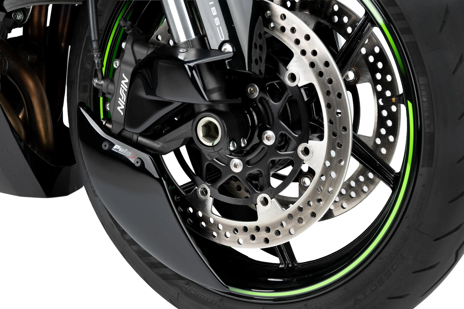 Brake Cooler 2.0 Black for Kawasaki
