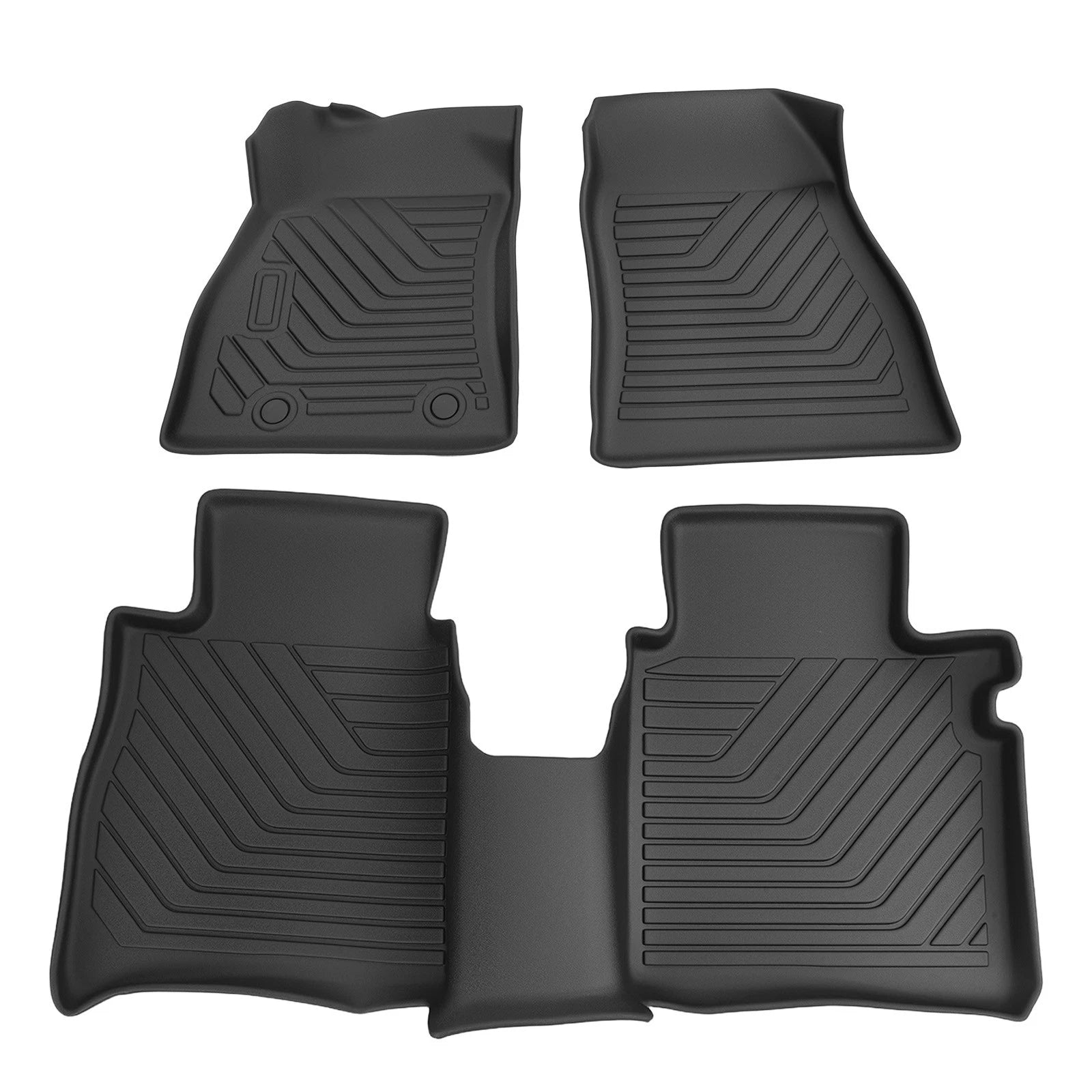 Set of 4 TPE Rubber Carpet Floor Mats for Nissan Sentra (2013–2019)
