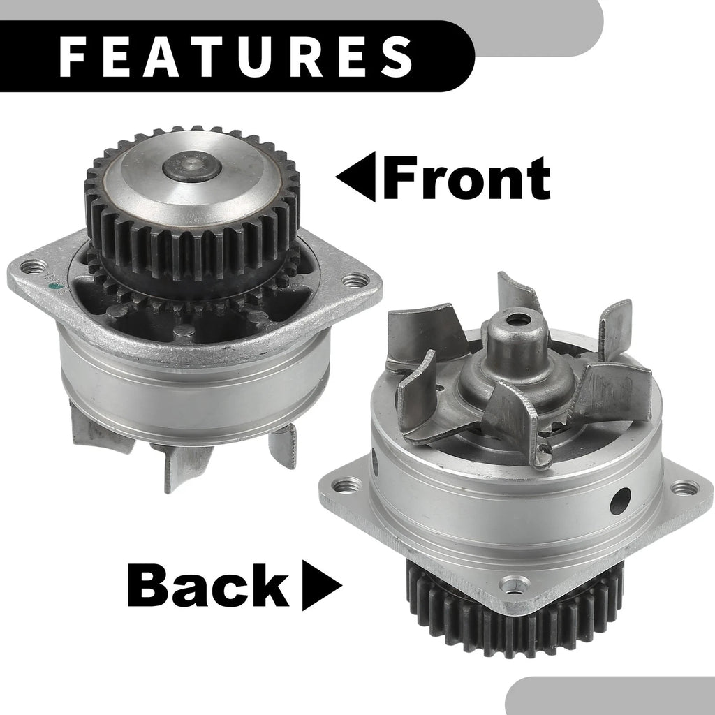 Water Pump for Infiniti FX35 (2003–2007) No. 210107Y026 with Rubber Ring Kit