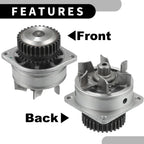 Water Pump for Infiniti FX35 (2003–2007) No. 210107Y026 with Rubber Ring Kit