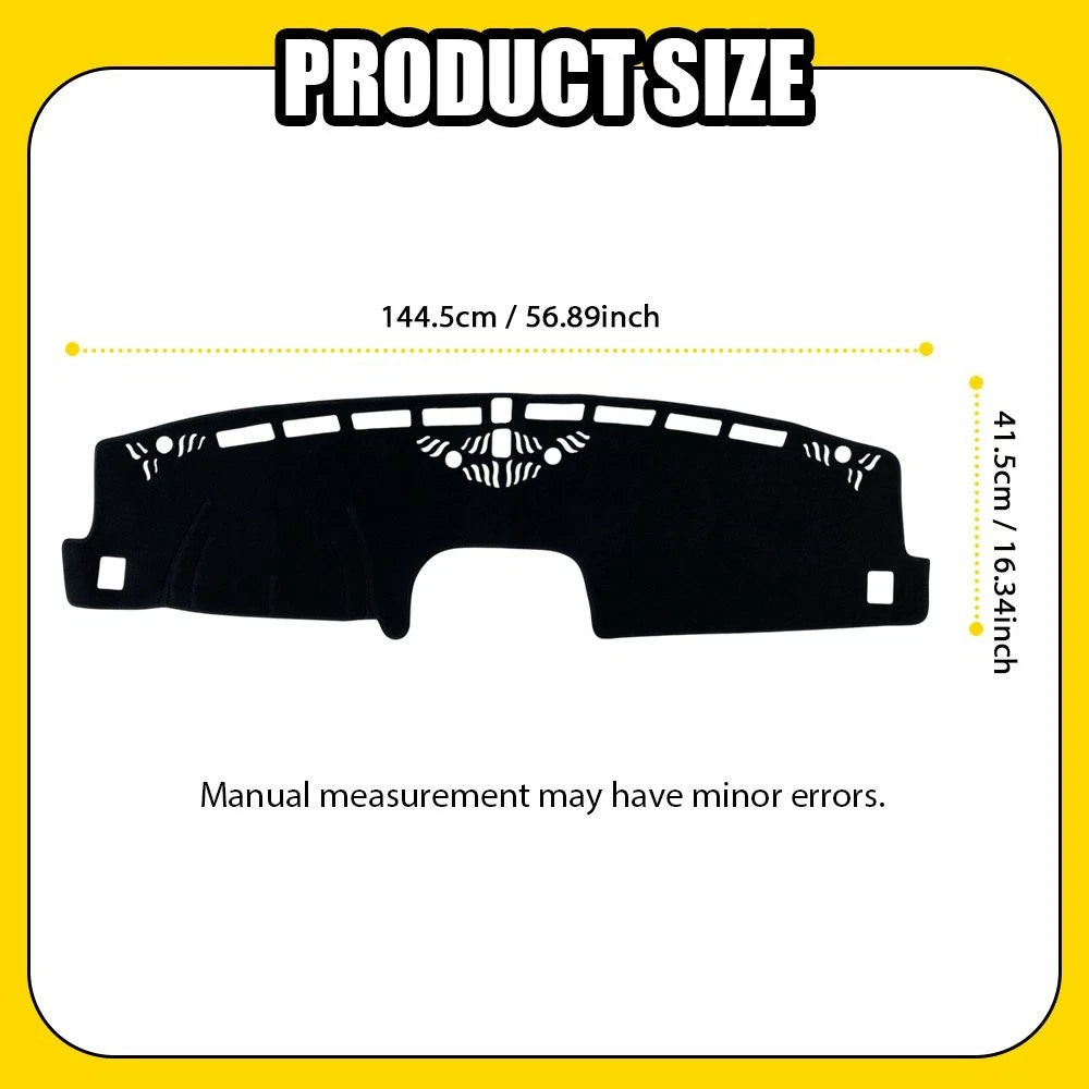 Dashboard Cover for Ford Maverick (2022–2025) Anti-Glare Dash Mat Pad