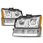 LED DRL Bar J-Halo Headlights for Chevy Silverado/Avalanche (2003–2006)