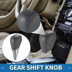 Automatic Gear Shifter Knob for Toyota Camry (2007–2014) - Gray Plastic Faux Leather