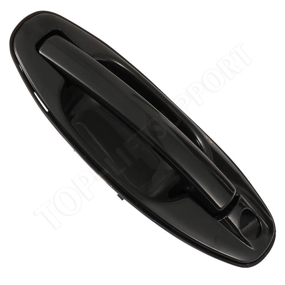 Set of 4 Black Door Handles for Hyundai Santa Fe (2001–2006)