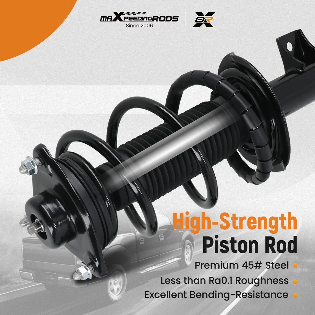 2X Front Struts with Coil Springs for Kia Sportage (2011-2016)