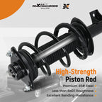 2X Front Struts with Coil Springs for Kia Sportage (2011-2016)