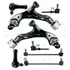 Set of 8 Control Arms Rear Sway Bars Tie Rods for Saturn VUE Chevy Equinox (2005–2006)