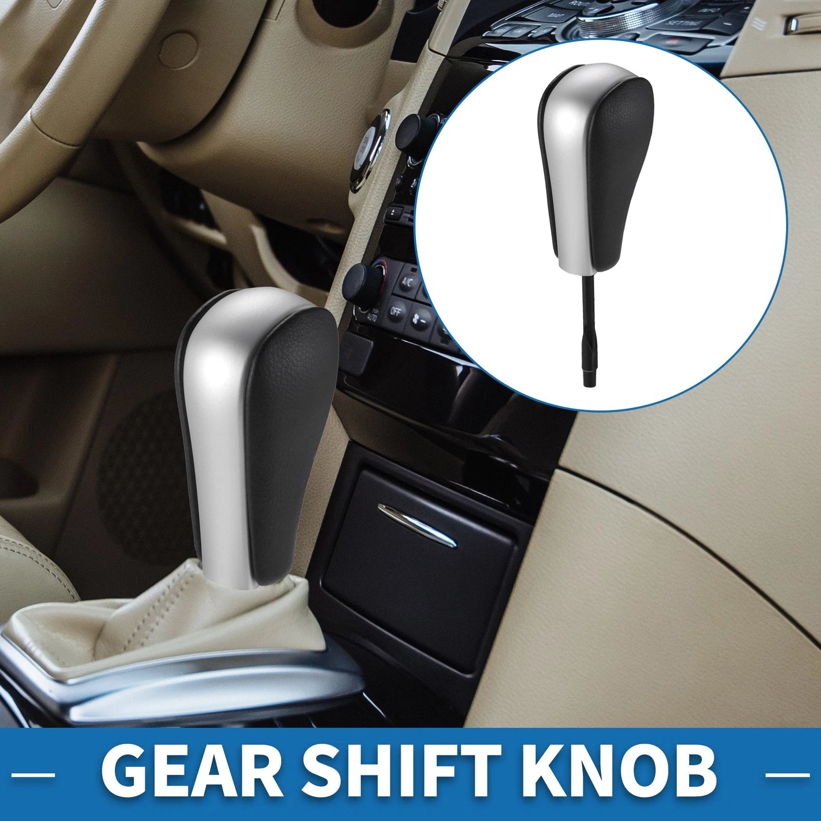 Automatic Gear Shifter Knob for BMW 1 Series E81 (2006–2011) Faux Leather