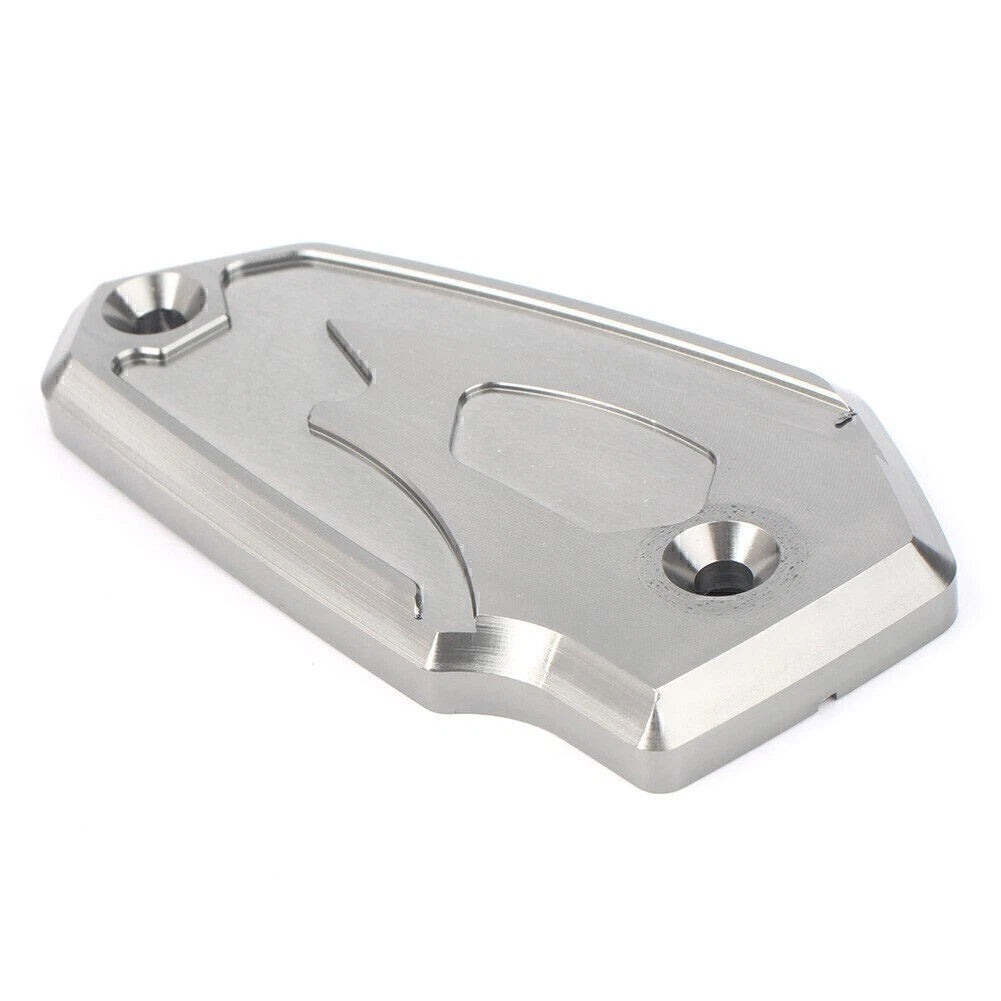 Titanium Front Brake Fluid Reservoir Tank Cap for Kawasaki ER6N Z650 Z900 (2017–2023)