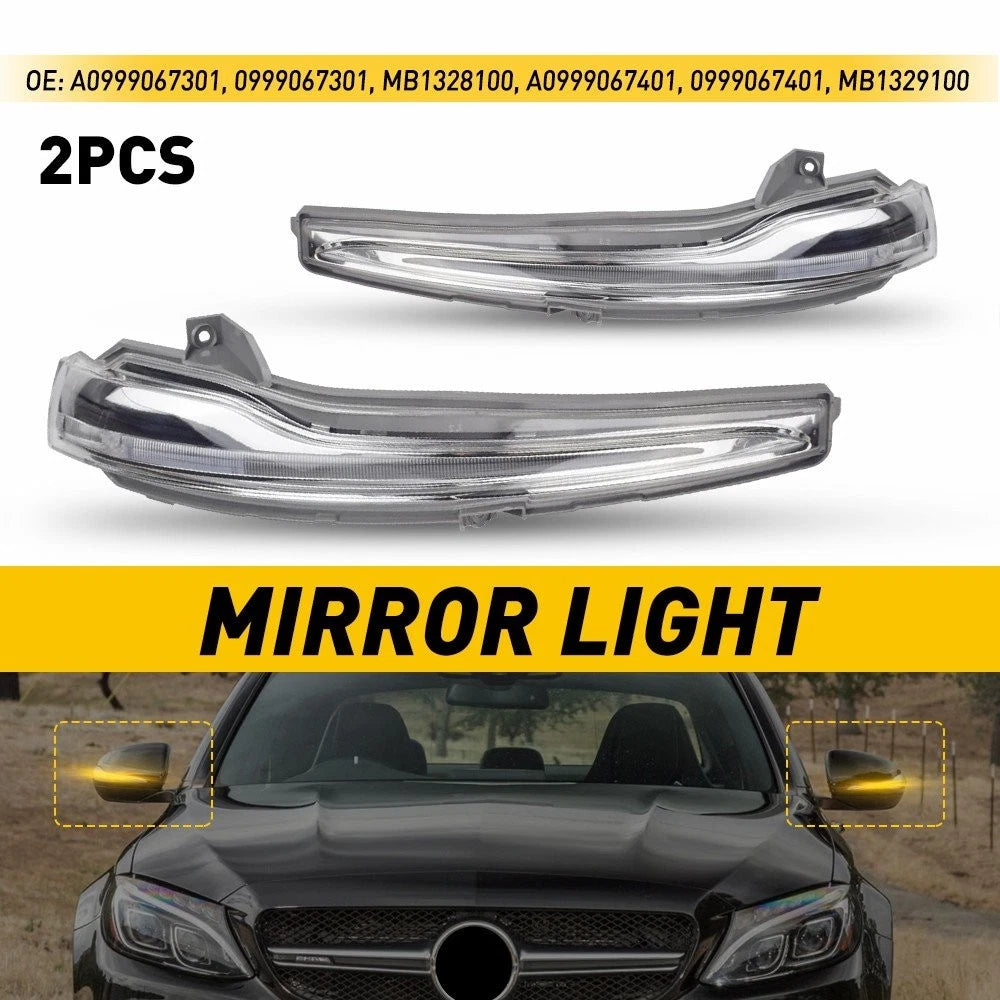 Pair Turn Signal Light for Mercedes Benz C300 C400 C63 AMG (2015)