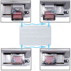 2X Manual Stamping Machine Card Embosser Printer for PVC ID Cards