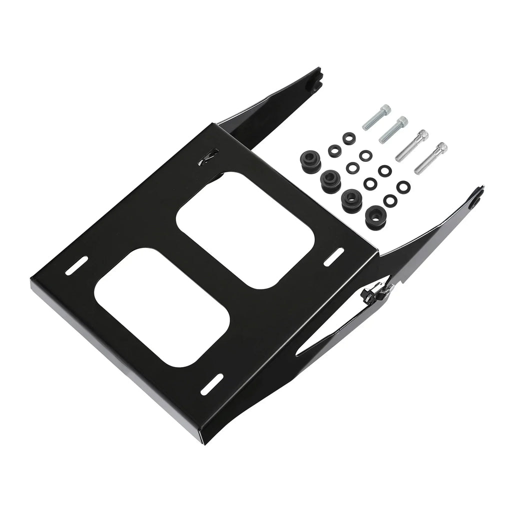 Vivid Black Two Up Mounting Rack for Harley Sport Glide FLSB (2018-2021)