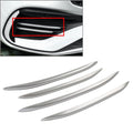 Front Bumper Splitter Fins for Benz C-Class W206 (2022–2023) - Silver
