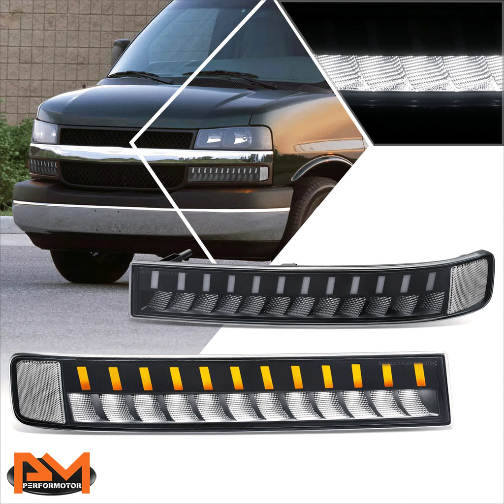 LED Sequential Bumper Turn Signal Lights for Express Savana (2003–2023)