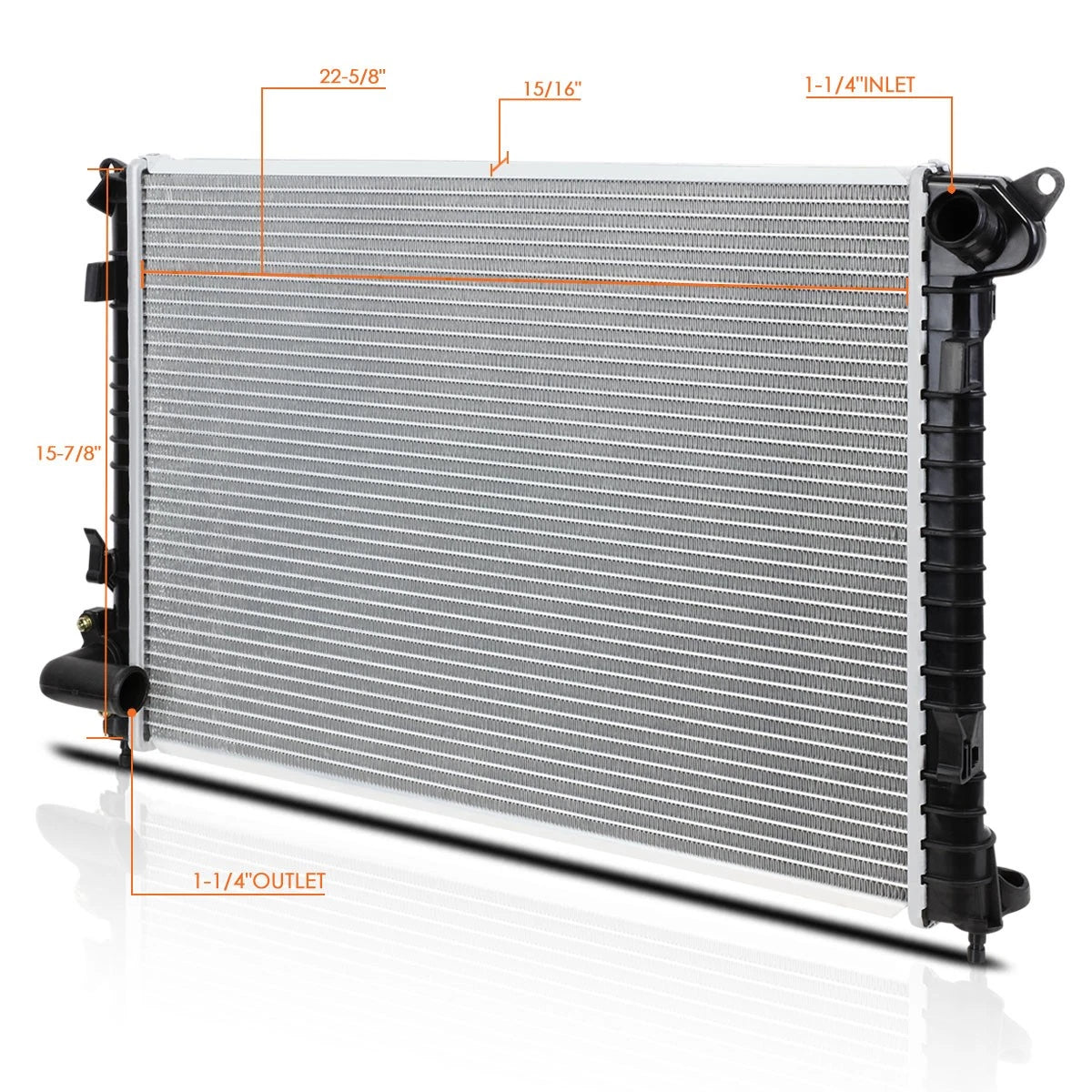 OE Replacement Full Aluminum Core Radiator for Mini Cooper (2002–2006) DPI-2747
