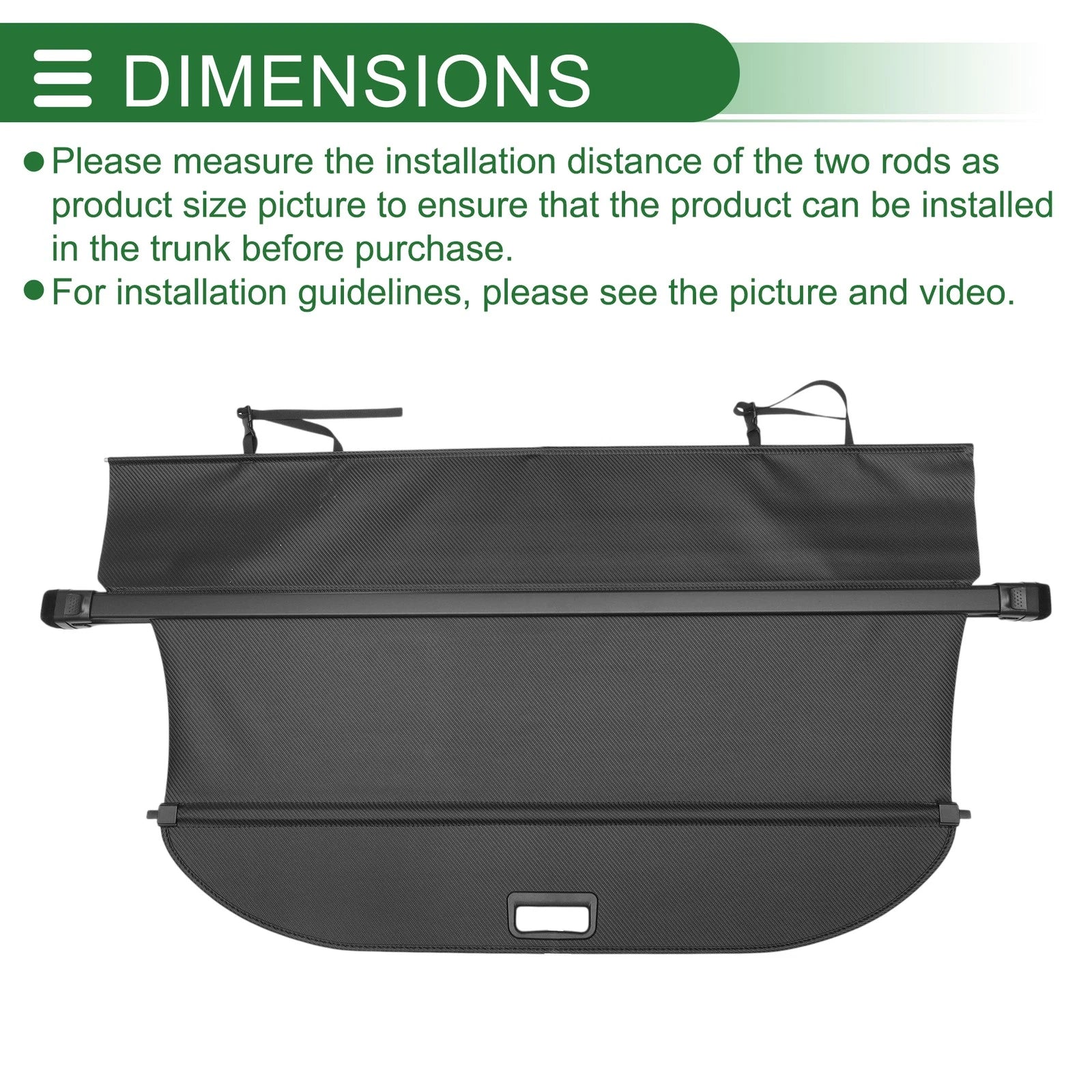 Retractable Cargo Cover for Subaru Outback (2016–2019)