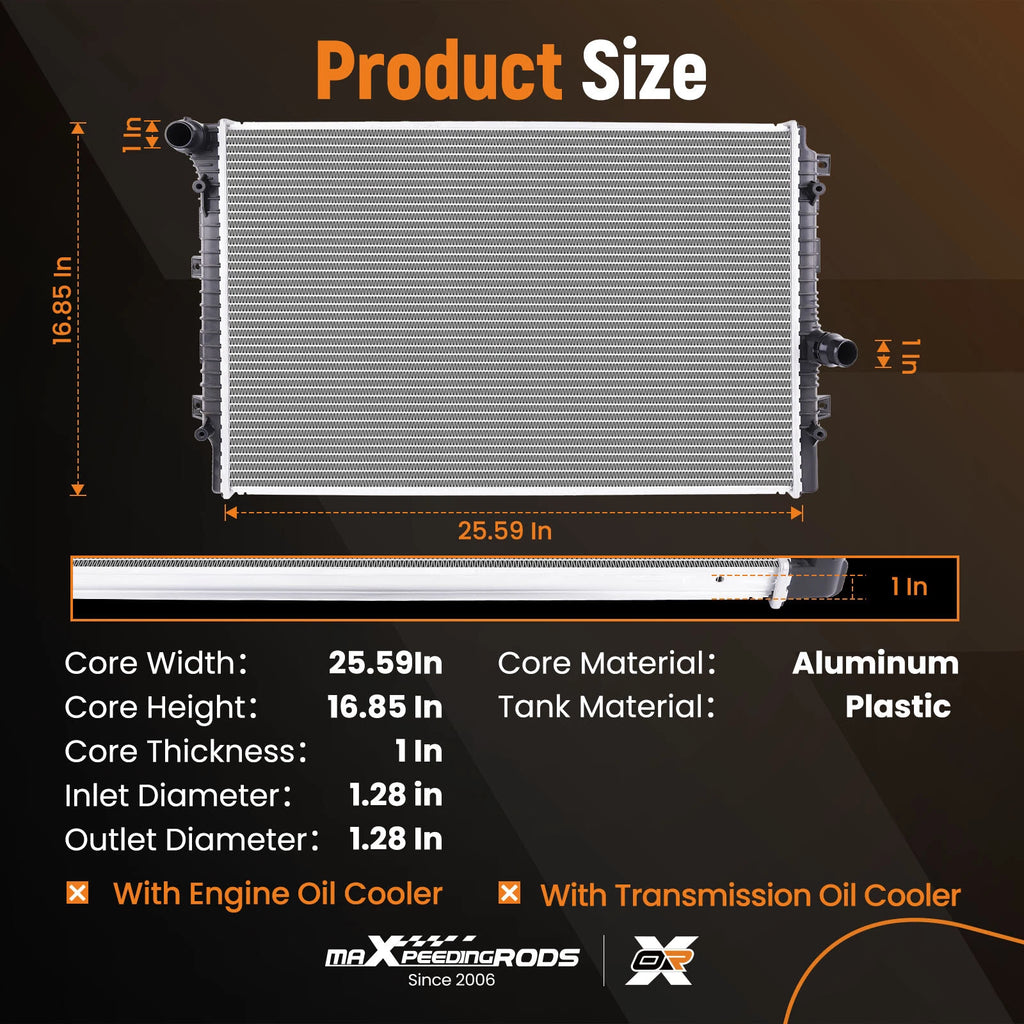 Aluminum Radiator for Volkswagen Beetle (2014–2015)