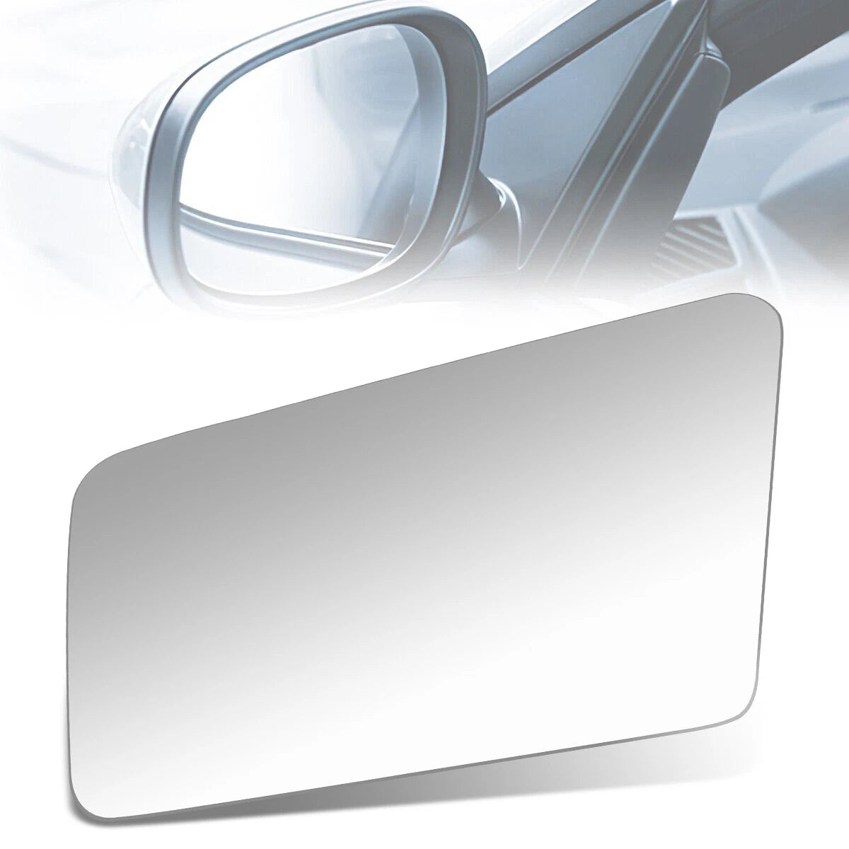 Side Rear View Door Mirror Glass for Toyota Corolla (1987–1988)