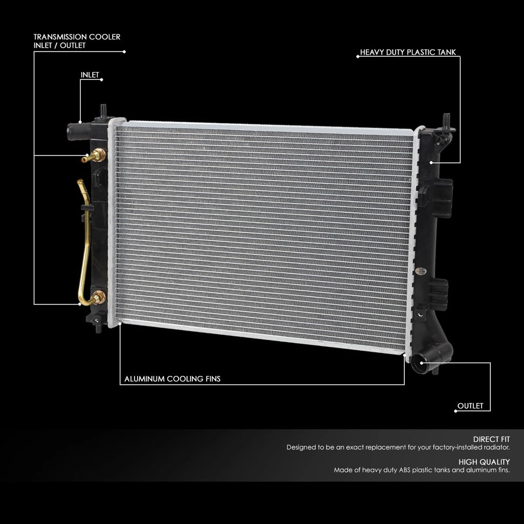 Replacement Radiator for Hyundai Elantra Coupe (2011–2013) DPI 13202
