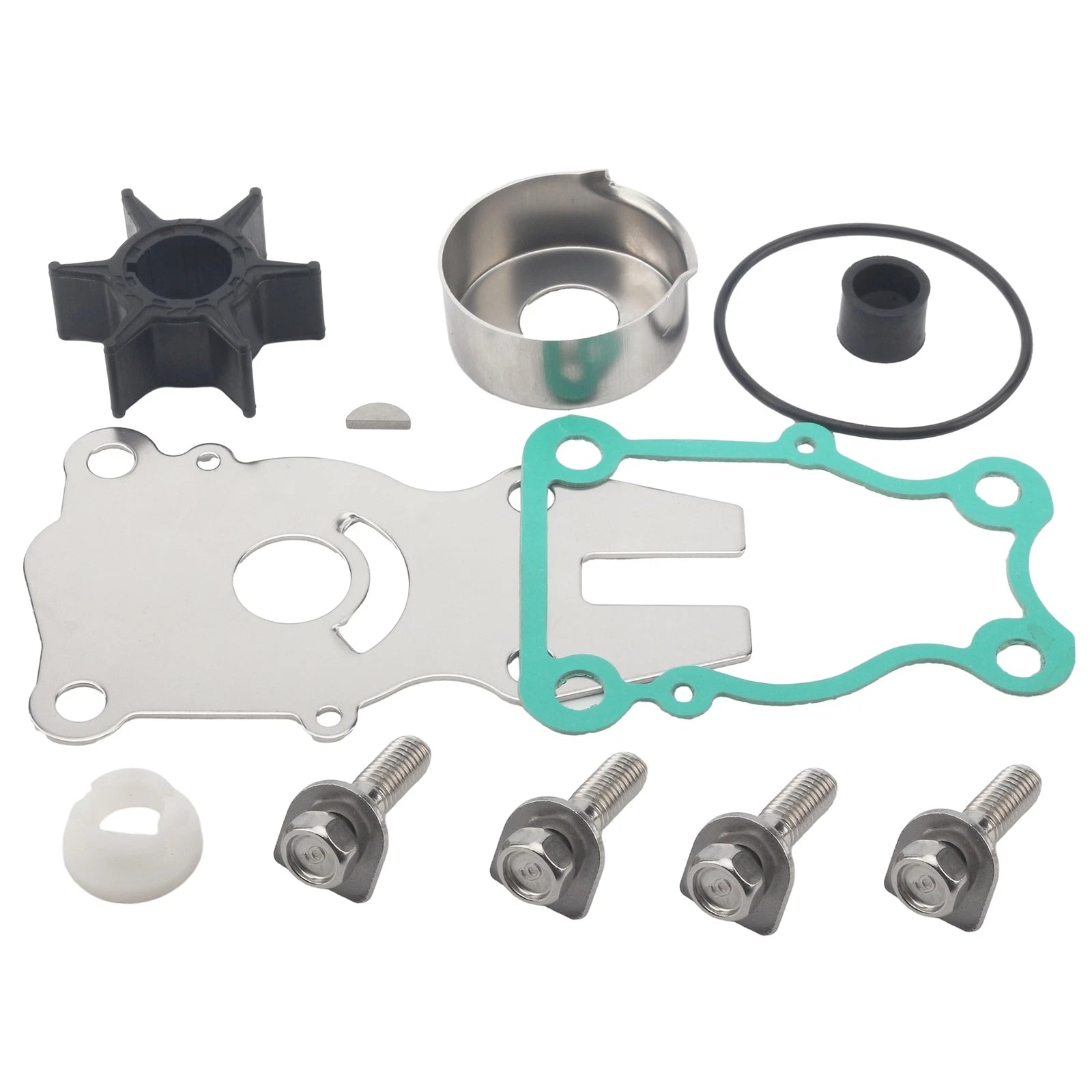 Water Pump Impeller Kit for Yamaha Outboard (18-3434, 18-3415)
