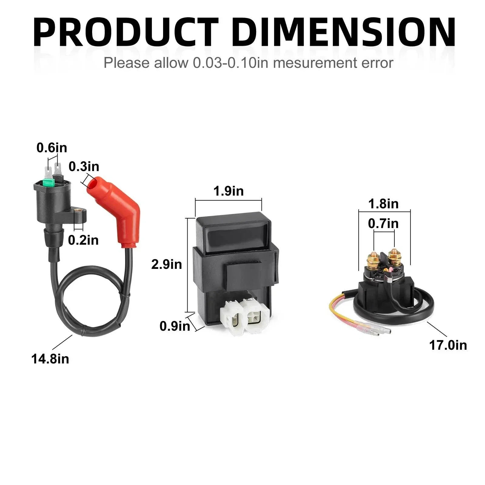 CDI Ignition Coil Starter Relay for HONDA TRX250EX/TRX250X