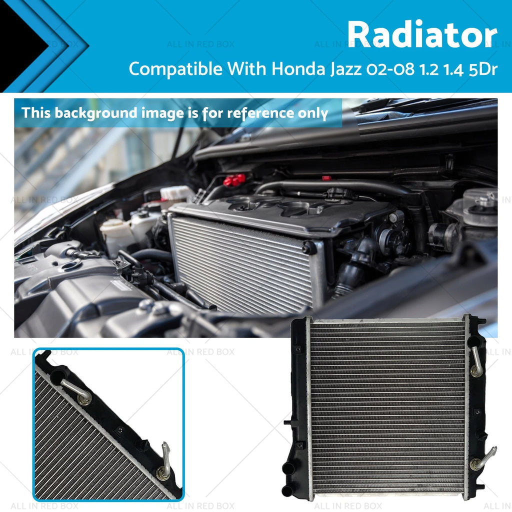 Aluminum Radiator for Honda Jazz (2002–2008) 1.2i 1.4i
