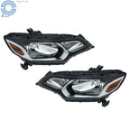 Halogen H4 Type Headlights Chrome Pair for Honda Fit (2015–2017)
