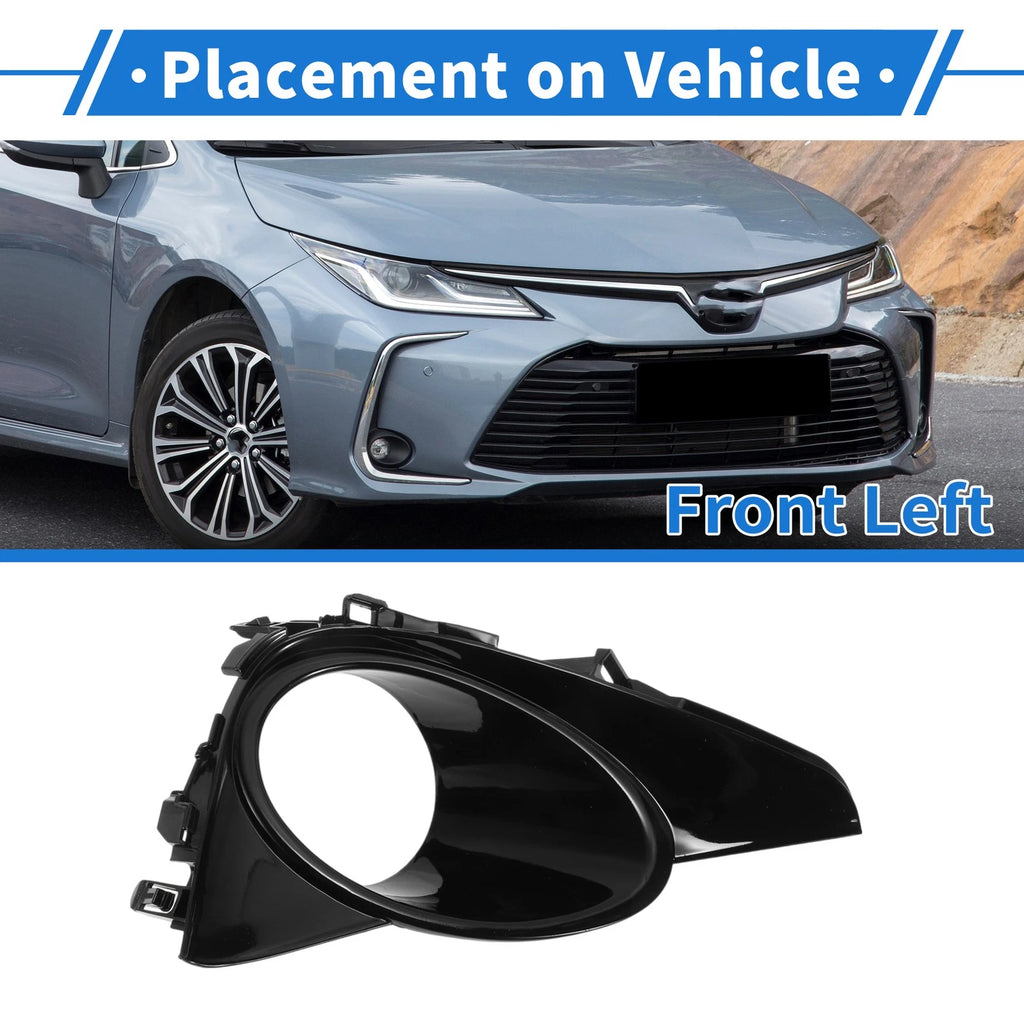 Front Left Fog Light Grill No. 8148202830 for Toyota Corolla (2017–2019)