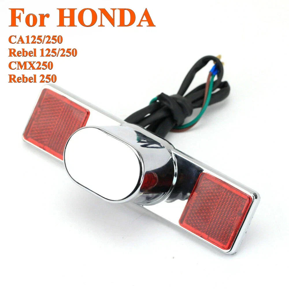 Rear License Plate Light Lamp for Honda Rebel CMX250 (1996–2011)