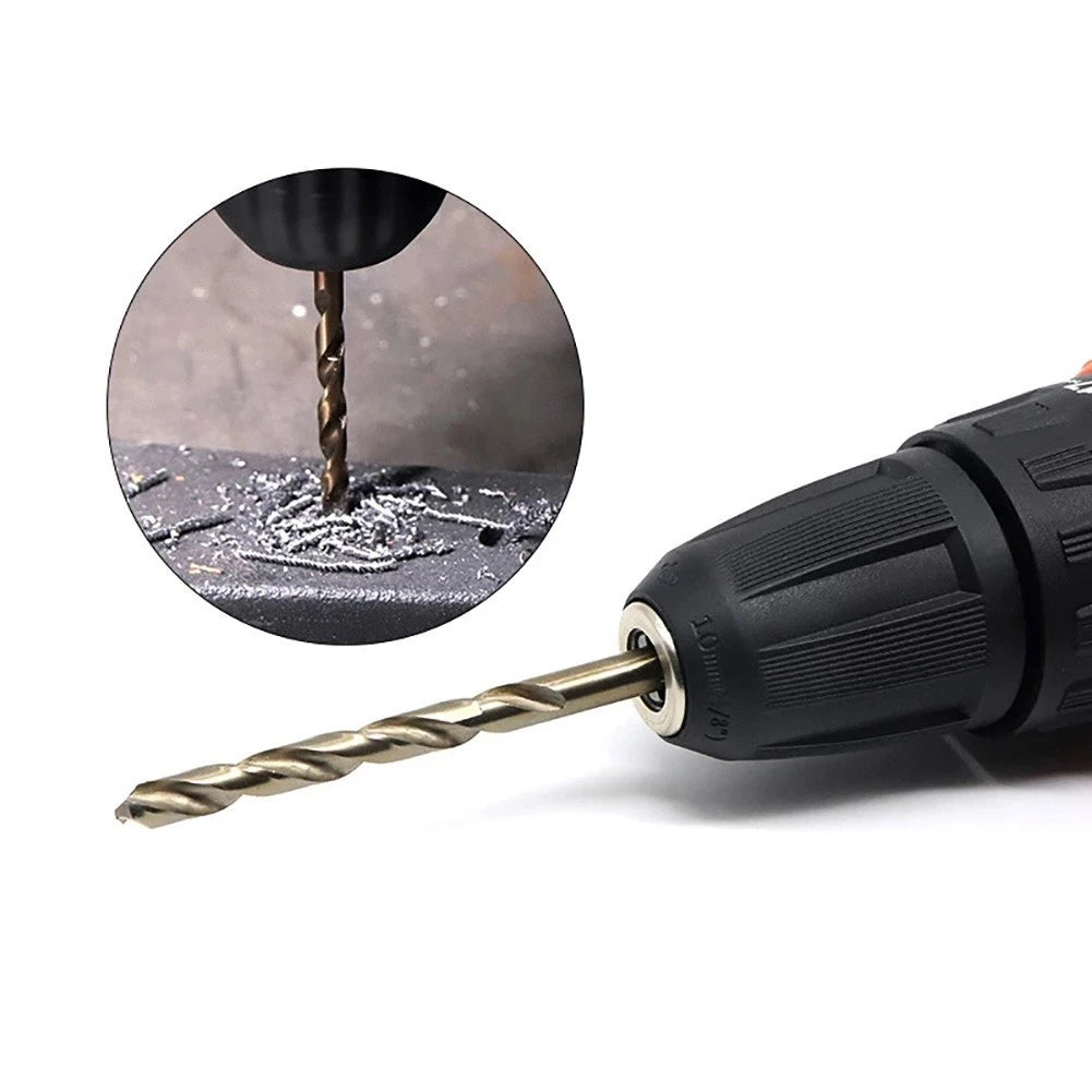 Set of 5 HSS Drill Bits for Stainless Steel (1.5mm Diameter)
