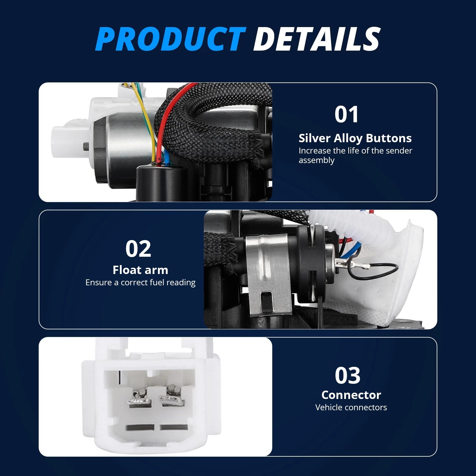 Fuel Pump Module Assembly for Victory Vegas/Vision (2003-2017)