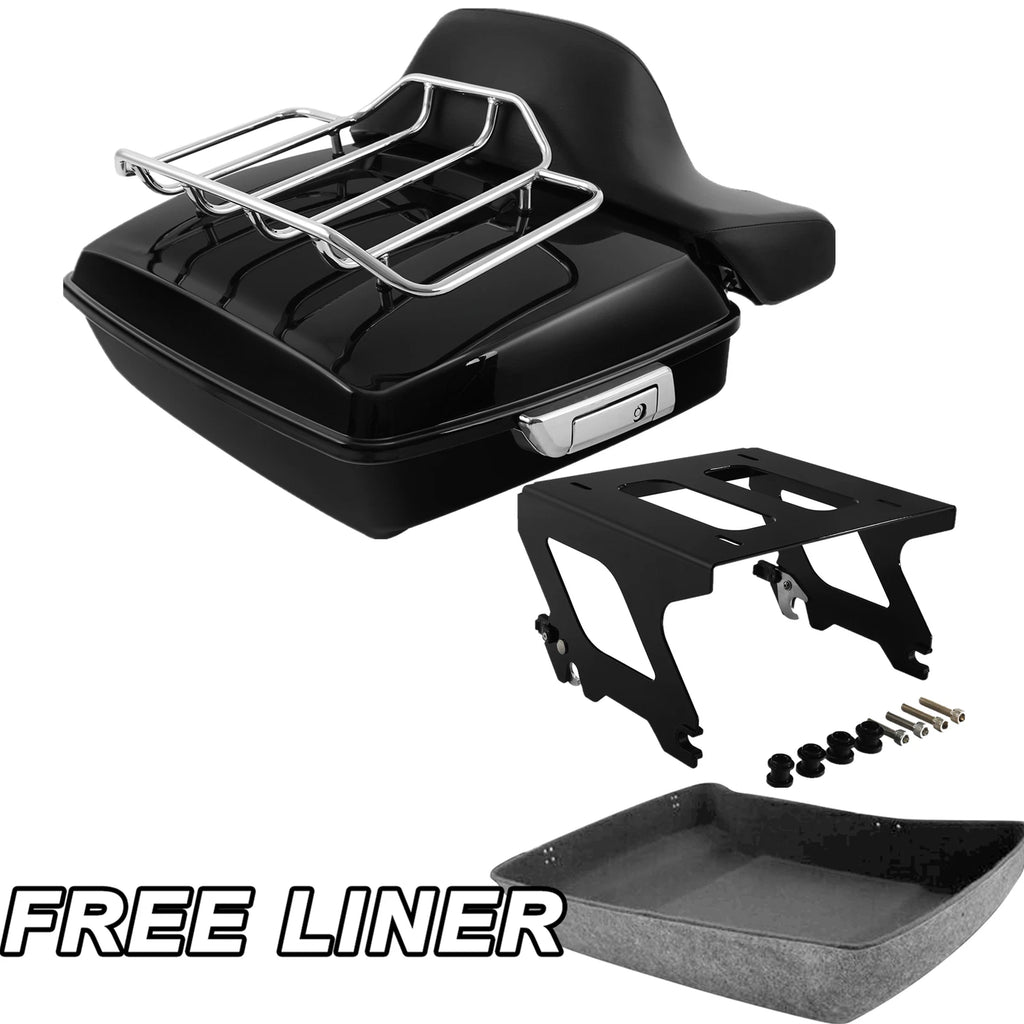 Chopped Trunk Pad for Harley Low Rider ST FXLRST (2022–2025) Black