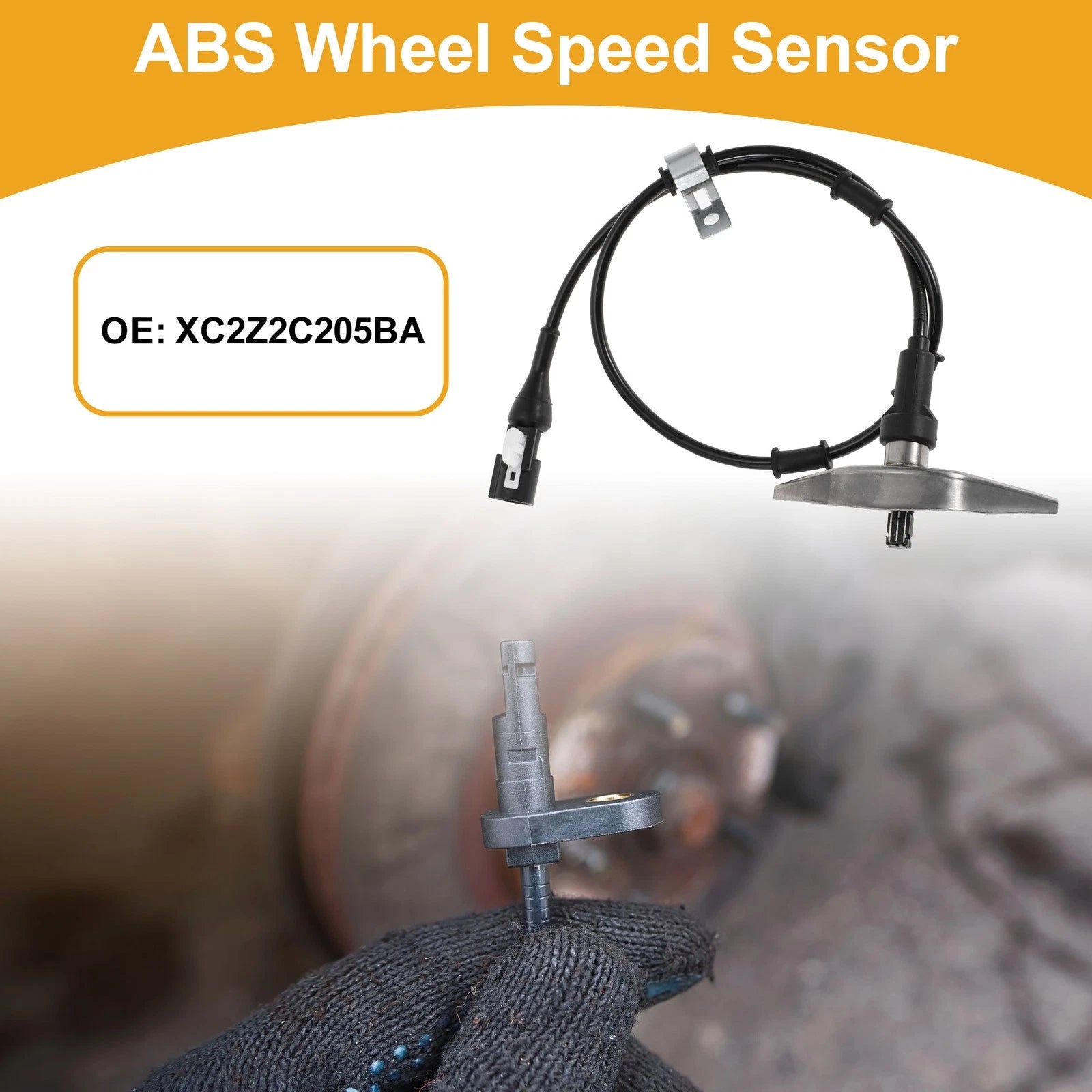 ABS Wheel Speed Sensor No.XC2Z2C205BA for Ford E-250 (1999–2004) Front Left