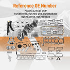 Engine Overhaul Kit for BMW 135i 335i 535i N55 3.0L (2009–2018) 11217580483